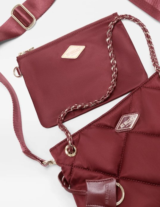 Small Frankie Tote Claret Tote & Satchel MZ Wallace 