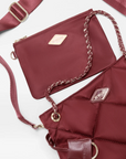 Small Frankie Tote Claret