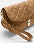 Small Astor Convertible Clutch Cognac