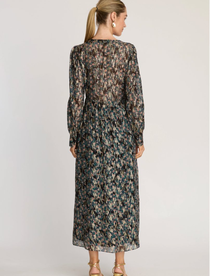 Perle Dress Floral Burnout Dresses - Maxi Caballero 