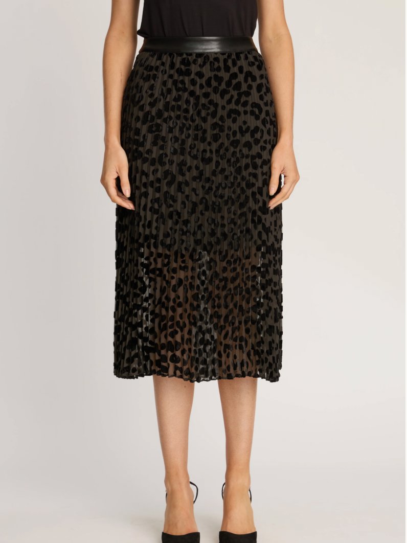 Mia Skirt Flocked Dot Skirts - Midi Caballero 