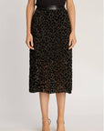 Mia Skirt Flocked Dot Skirts - Midi Caballero 