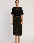 Mia Skirt Flocked Dot Skirts - Midi Caballero 