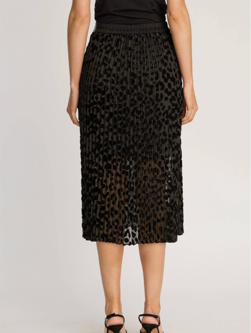 Mia Skirt Flocked Dot Skirts - Midi Caballero 