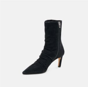 Fernly Onyx Suede Boots - Booties Dolce Vita 