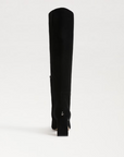 Sylvia Knee High Boot Black Suede