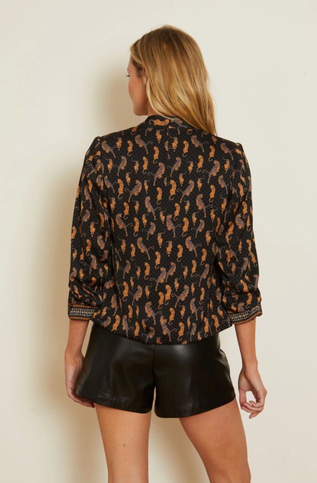 Kinsley Blazer Moderne Geo/Stamped Leopard Jackets - Blazers Caballero 