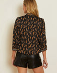 Kinsley Blazer Moderne Geo/Stamped Leopard Jackets - Blazers Caballero 