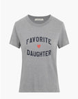 Favorite Daughter Tee Heather Grey Tops - Tees Favorite Daughter 