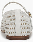 Ellie Woven Flat Coconut/Sand Flats - Ballet Veronica Beard - Shoes 