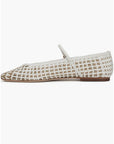 Ellie Woven Flat Coconut/Sand Flats - Ballet Veronica Beard - Shoes 