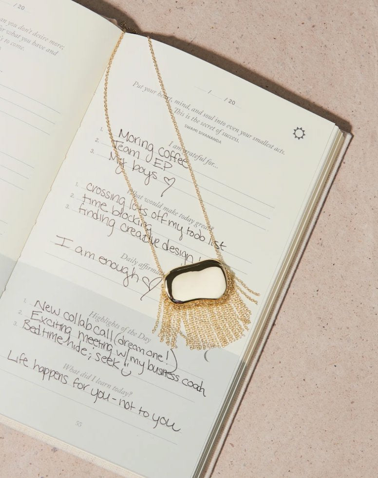 Dakota XL Fringe Necklace Gold Necklaces Electric Picks 