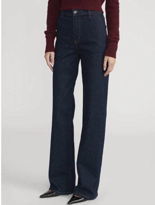 The Straight Trouser Rinse Denim - Straight Frame 