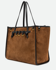 Large Marcella Cognac Suede