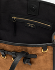 Large Marcella Cognac Suede