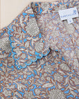 Seneca Top Boboli Garden in Hydrangea Blue Tops - Blouses Cartolina 
