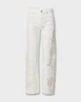 Shea Relaxed Straight Jean White Floral Denim - Straight rag & bone 