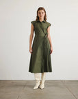 Shivonley Dress Army Dresses - Midi Tanya Taylor 