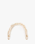 Shortie Strap Cream Resin Small Leather Goods - Straps Clare V. 