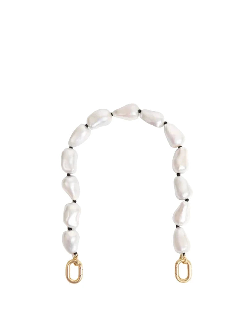 Shortie Strap Baroque Pearl Cream Bag Charms Clare V. 