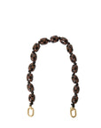 Shortie Strap Checker Black Brown Straps Clare V. 