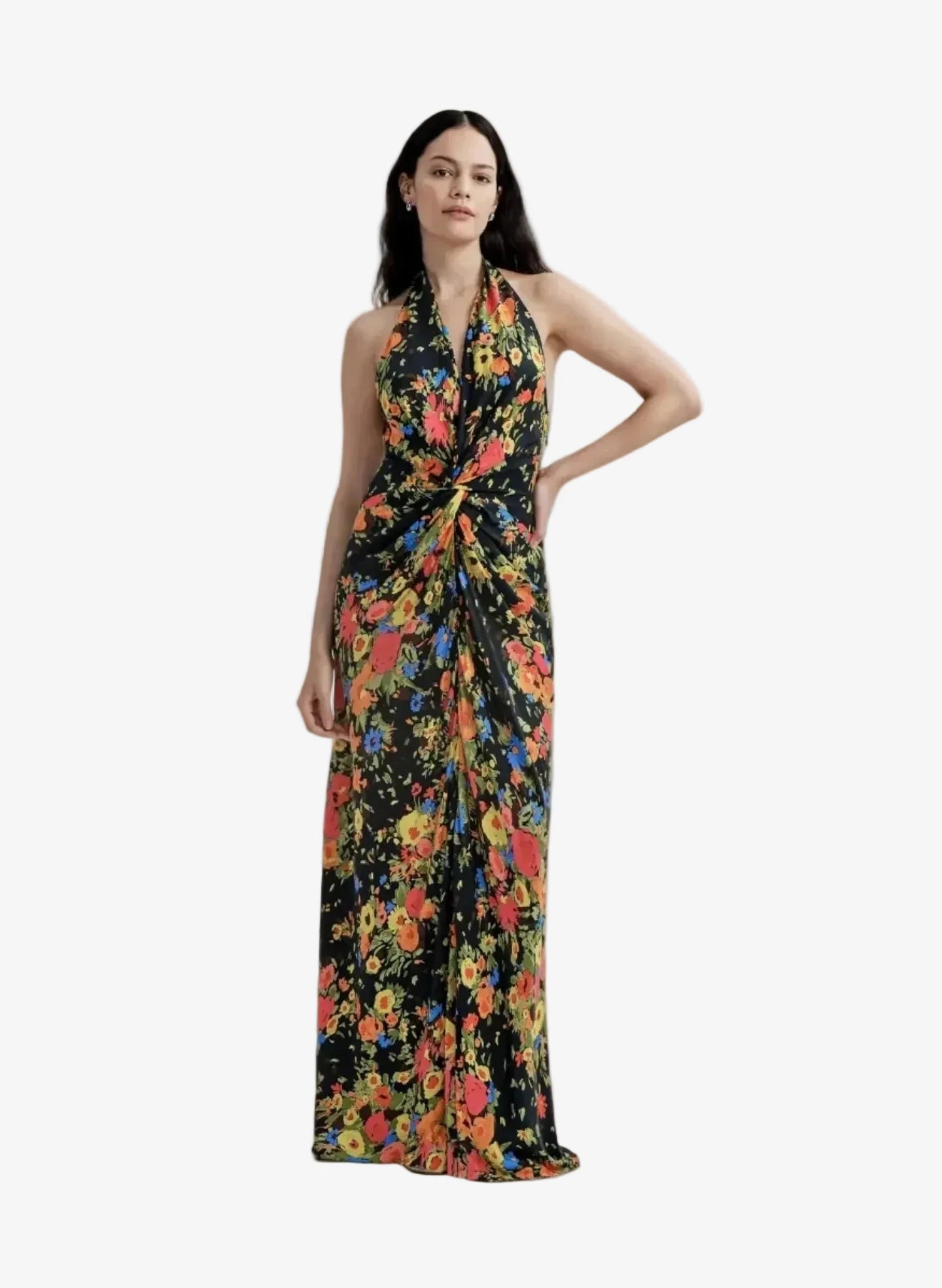 Mabel Gown Black/Persimmon Dresses - Maxi A.L.C 
