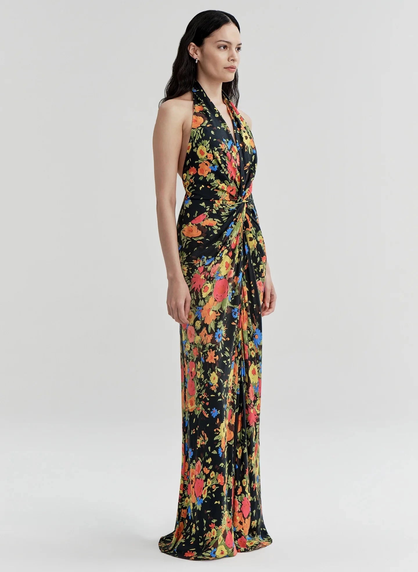 Mabel Gown Black/Persimmon Dresses - Maxi A.L.C 