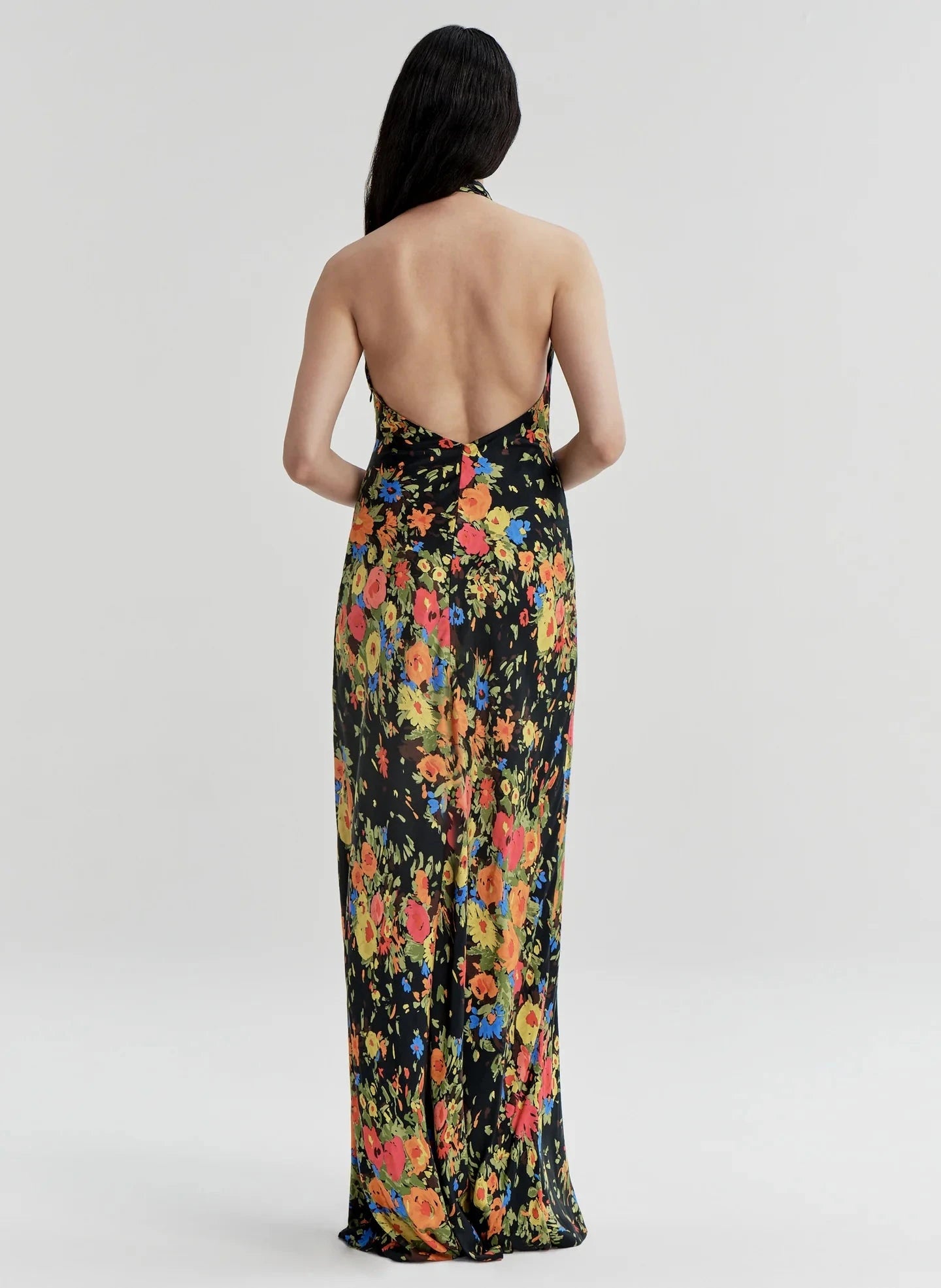 Mabel Gown Black/Persimmon Dresses - Maxi A.L.C 