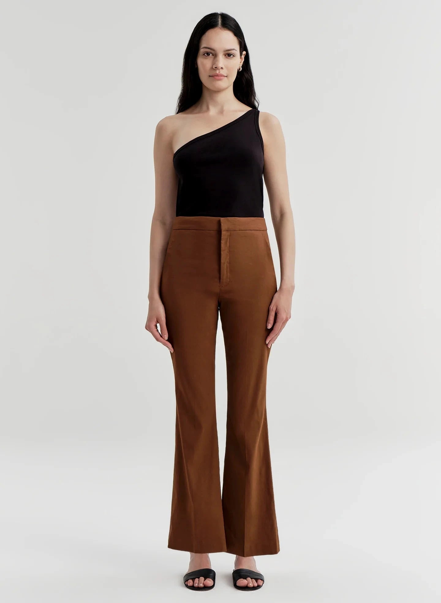 Cropped Sophie Pant Mahogany Pants - Trousers A.L.C 