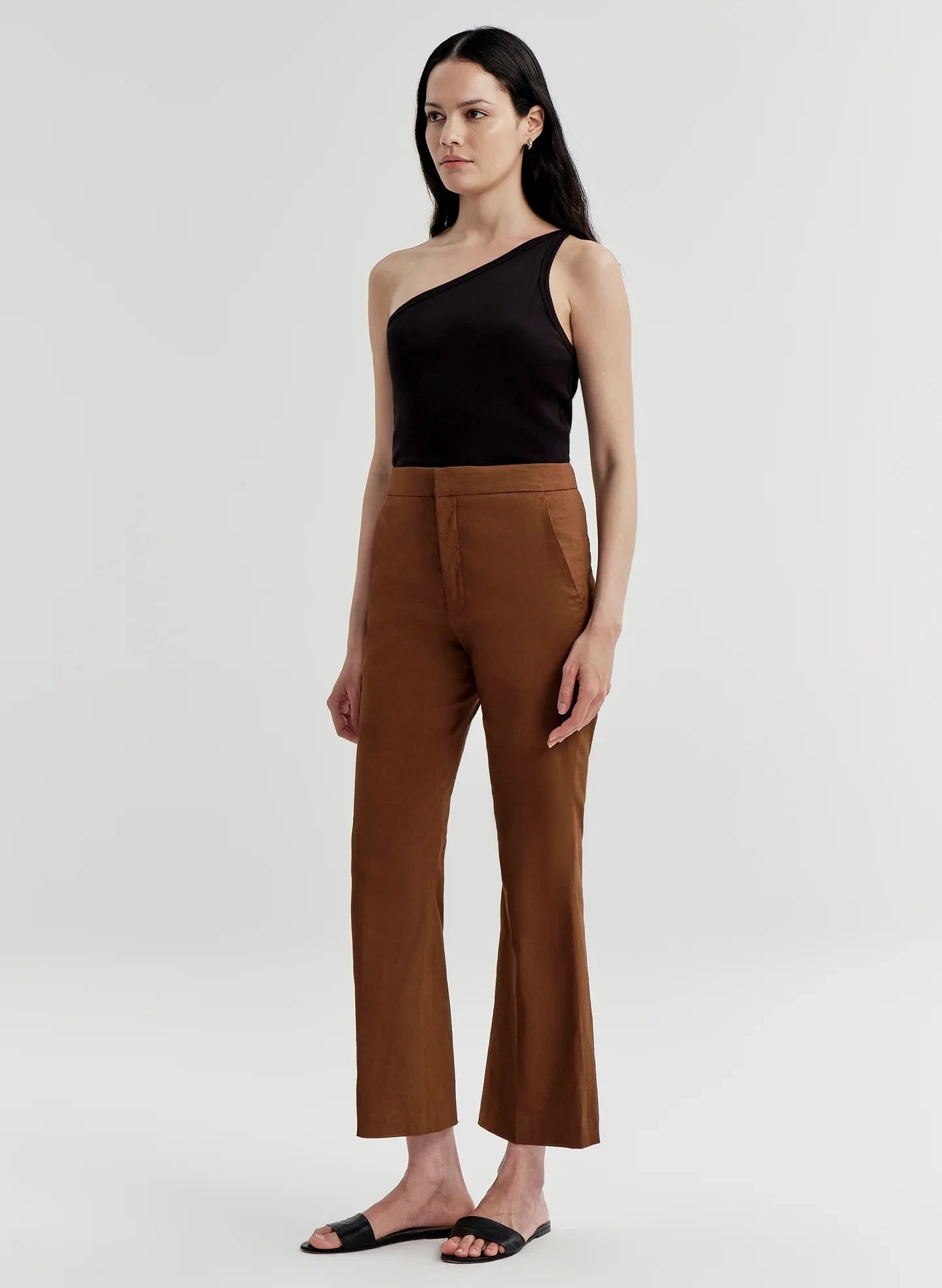 Cropped Sophie Pant Mahogany Pants - Trousers A.L.C 