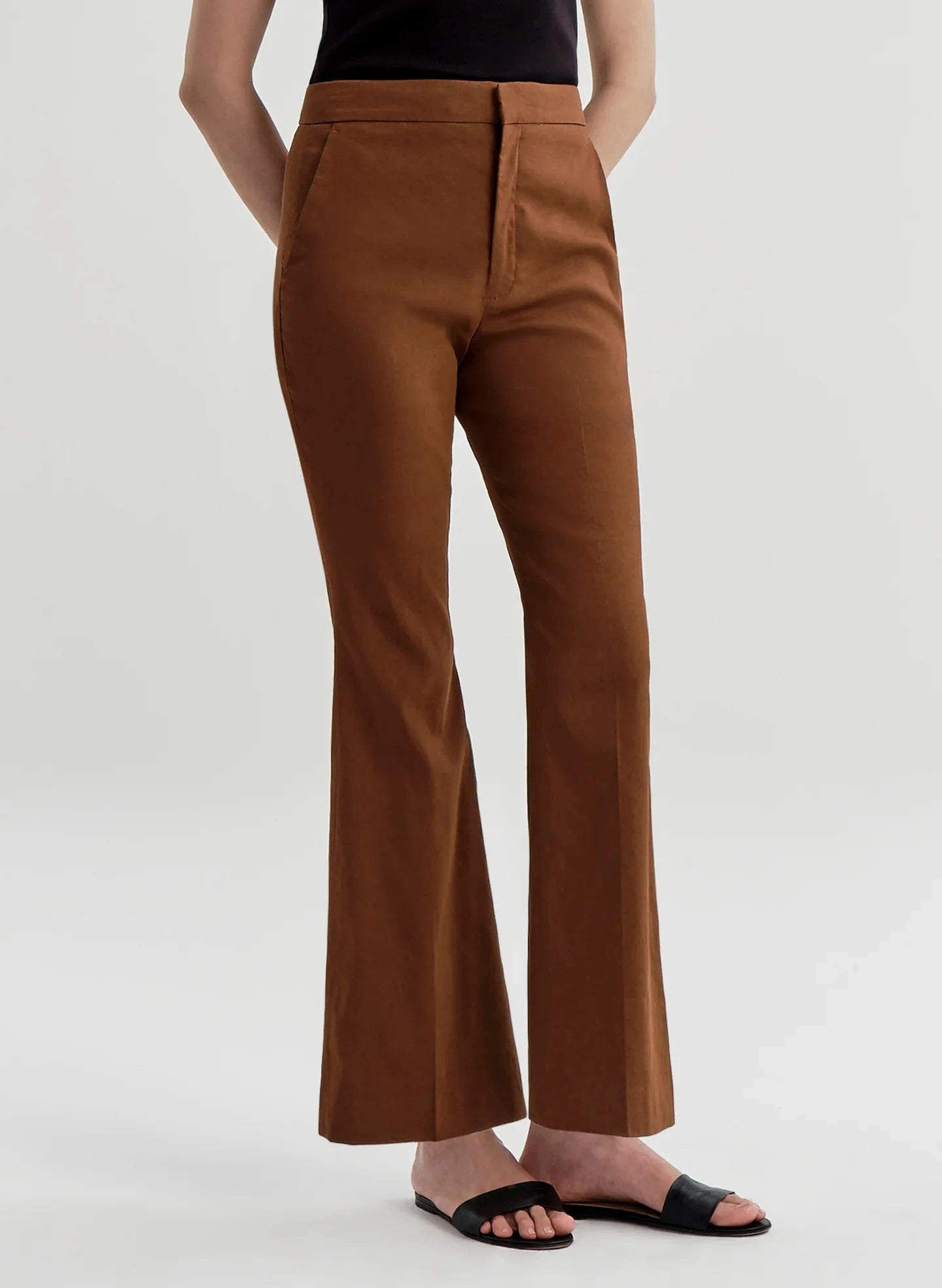 Cropped Sophie Pant Mahogany Pants - Trousers A.L.C 