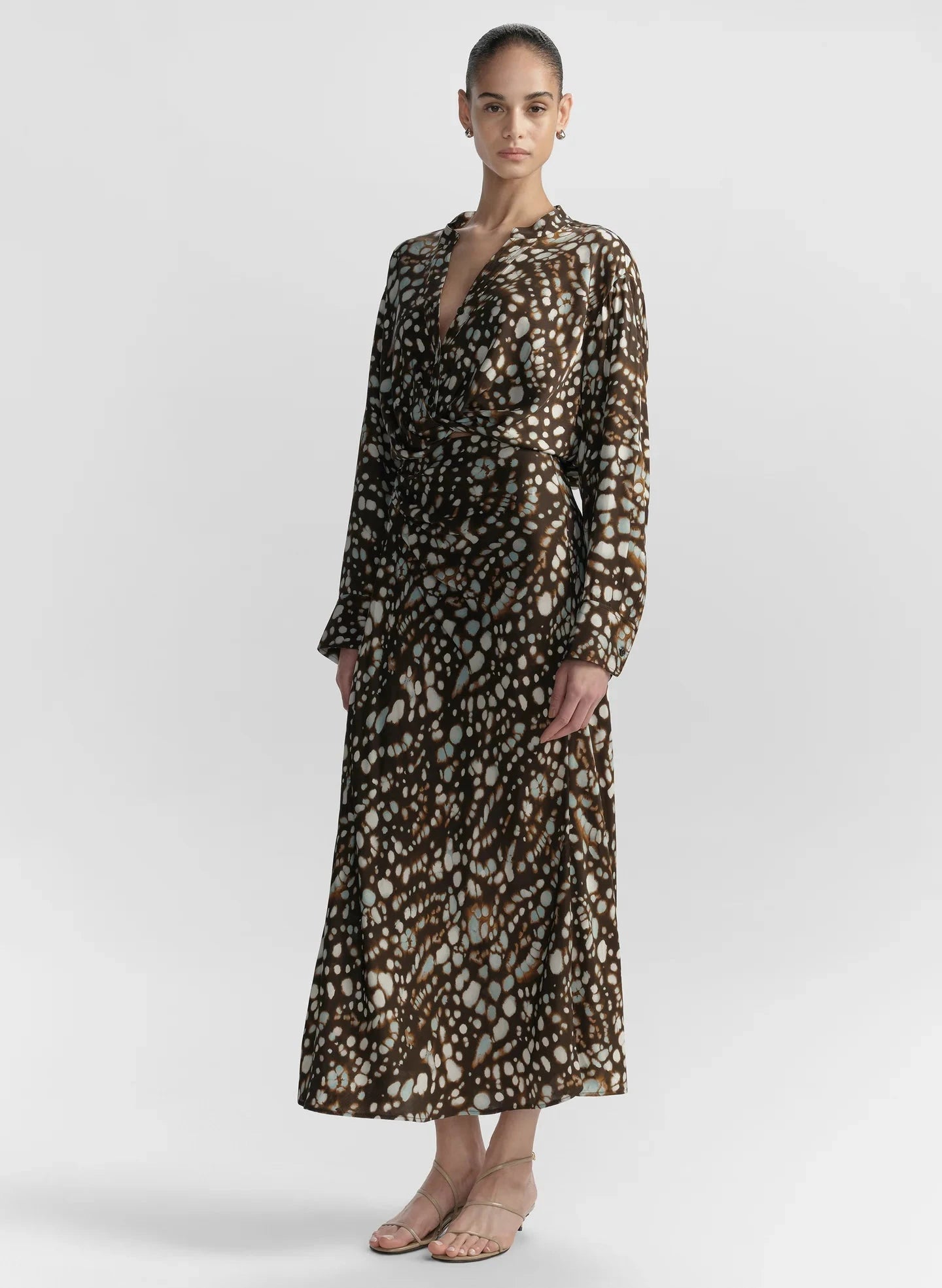 Luca Printed Top Ganache Multi Tops - Blouses A.L.C 