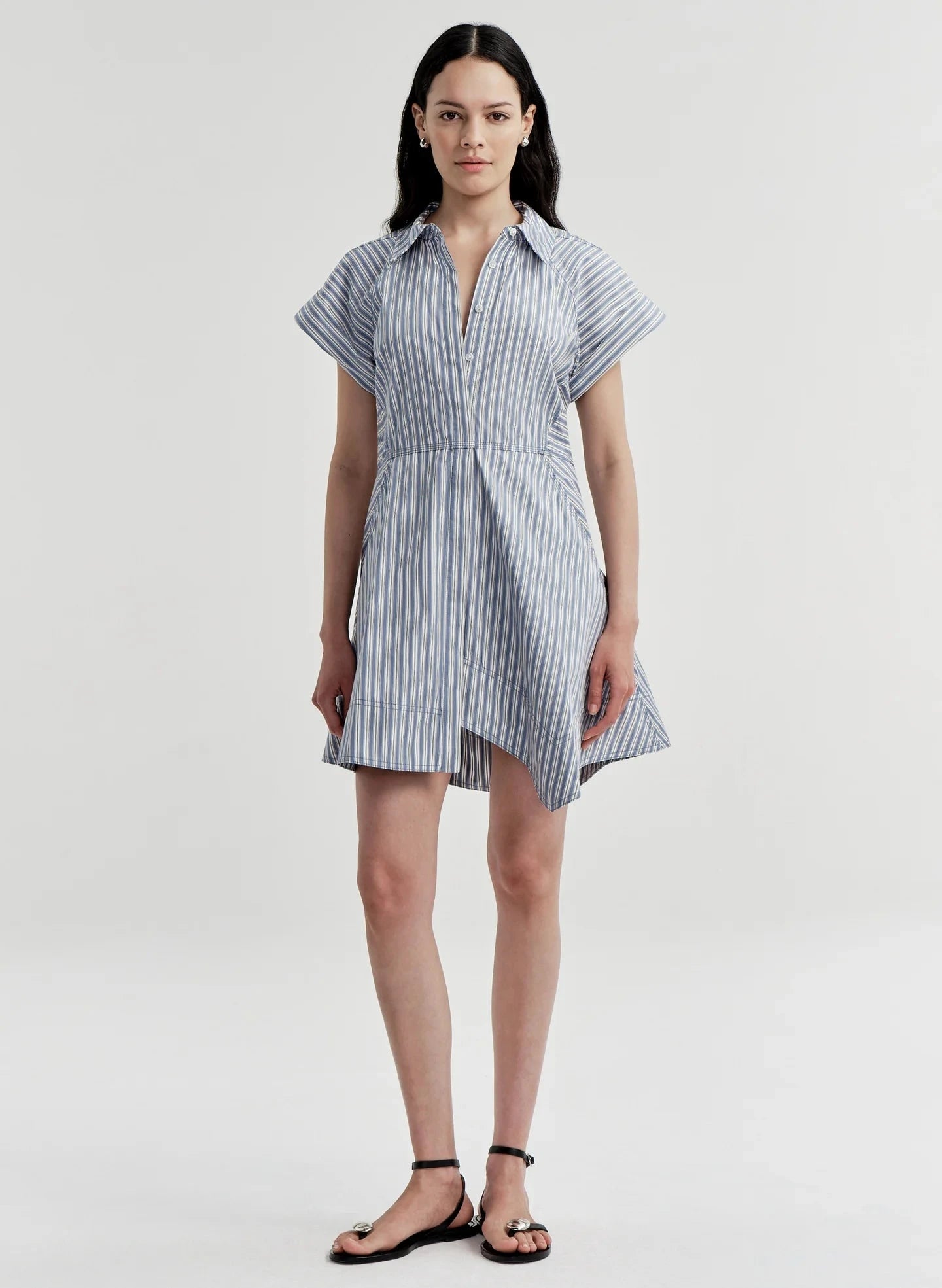 Julie Dress French Blue/White Stripe Dresses - Short A.L.C 