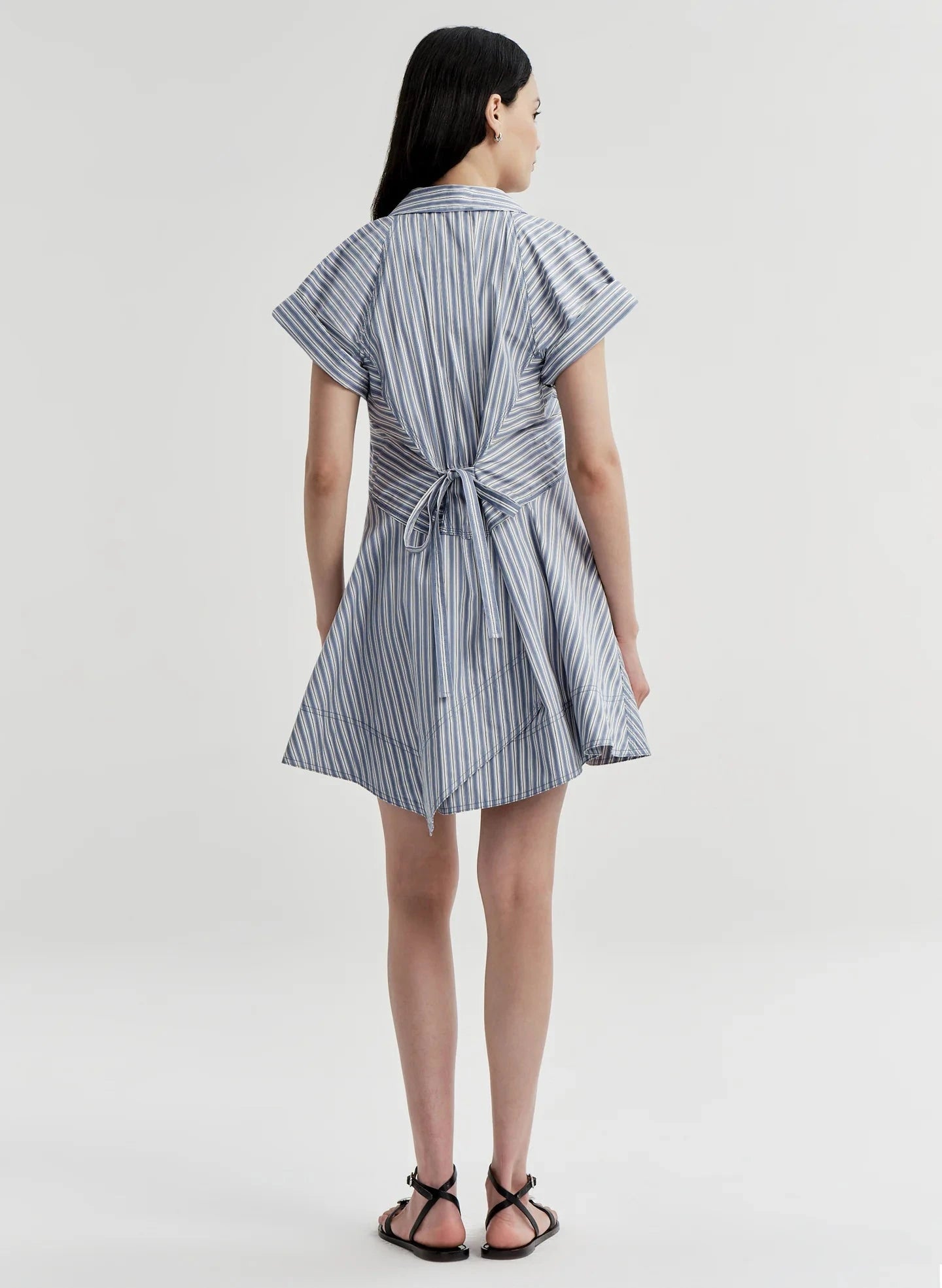 Julie Dress French Blue/White Stripe Dresses - Short A.L.C 