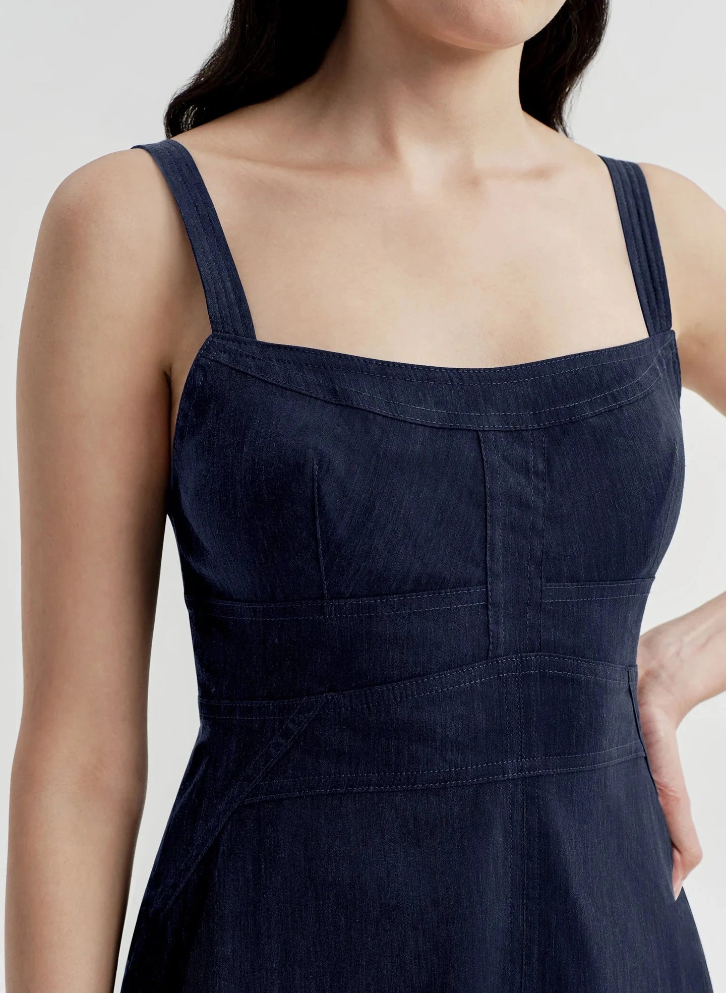 Harlow Dress Navy Dresses - Midi A.L.C 