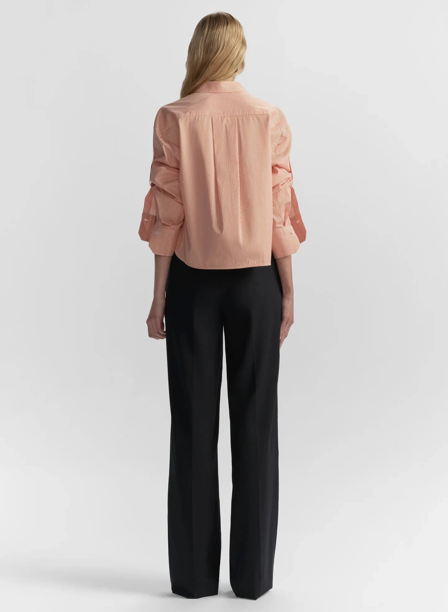 Maude Top Persimmon/White Tops - Button Down A.L.C 