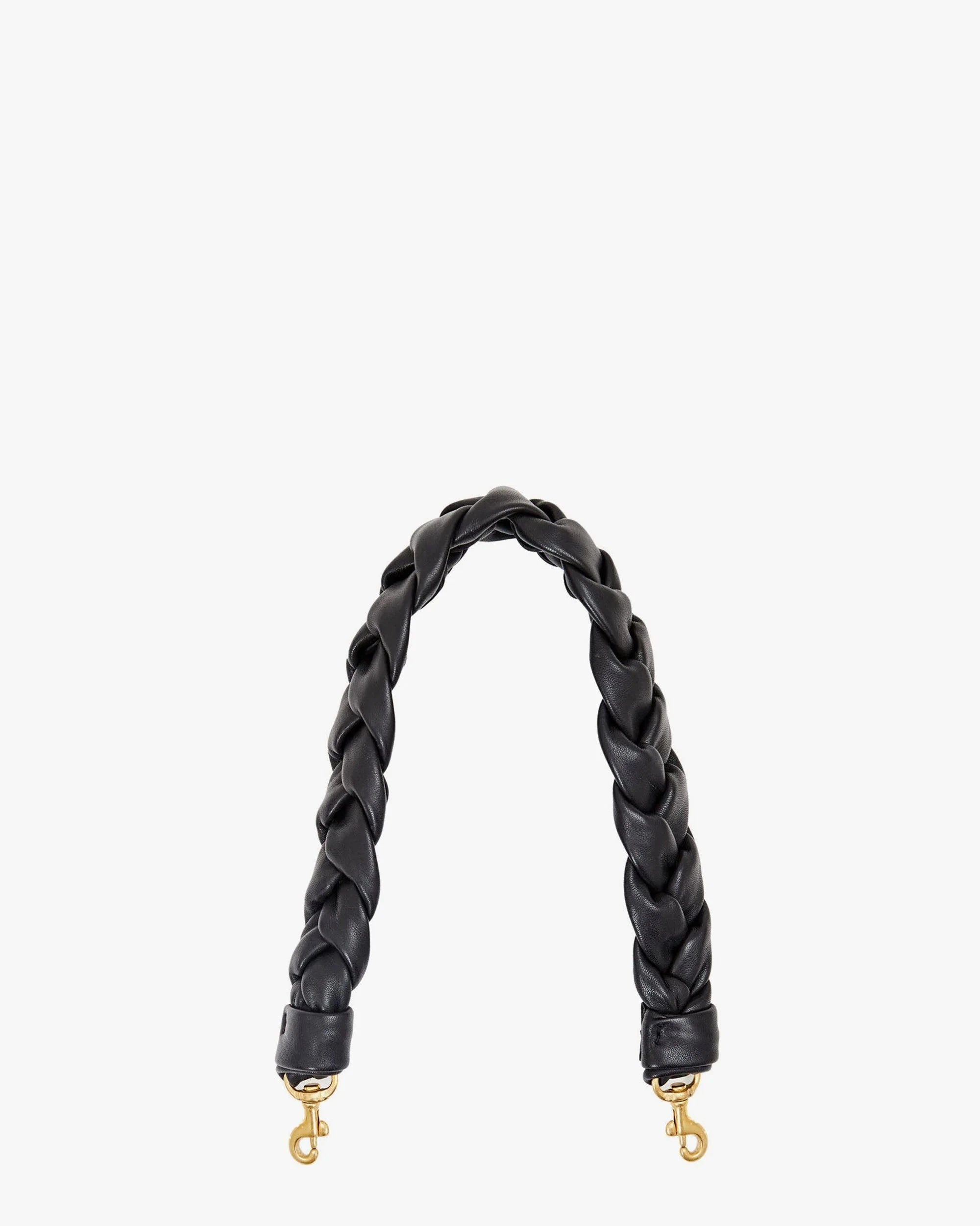 Shoulder Strap Braided Nappa Black Straps Clare V. 