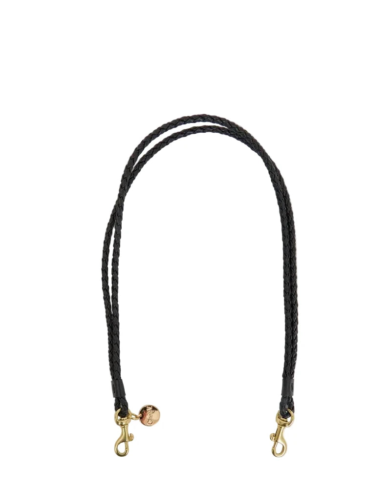 Shoulder Strap Petite Double Braids Black