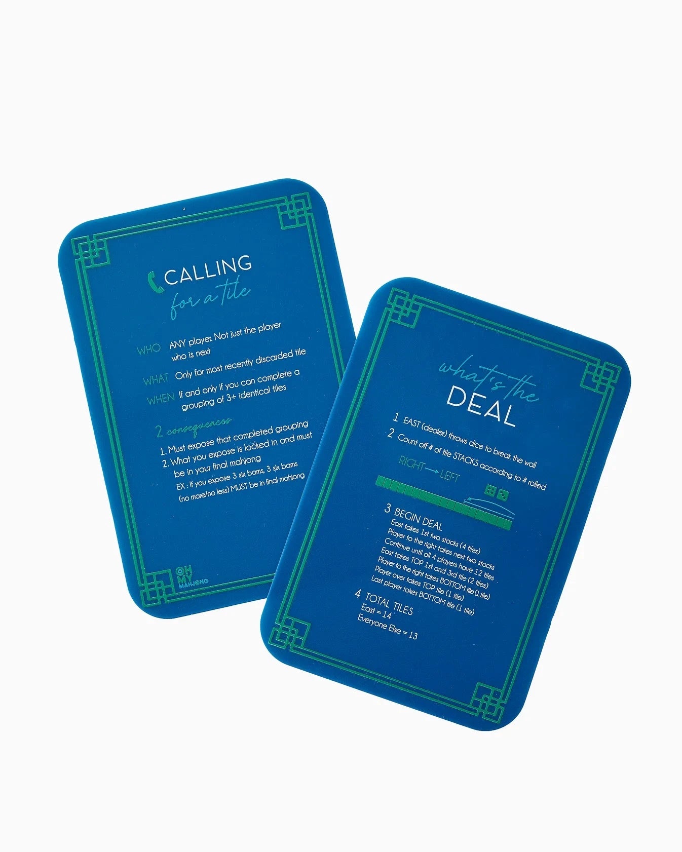 Blue Shuffler Home Decor - Games Oh My Mahjong 