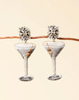 Bemelmans Martini Earrings Silver Earrings Mignonne Gavigan 