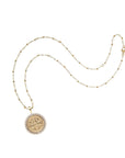 Sisters Forever Petite Embellished Coin Pendant 16-18" Satellite Necklaces Jane Win 