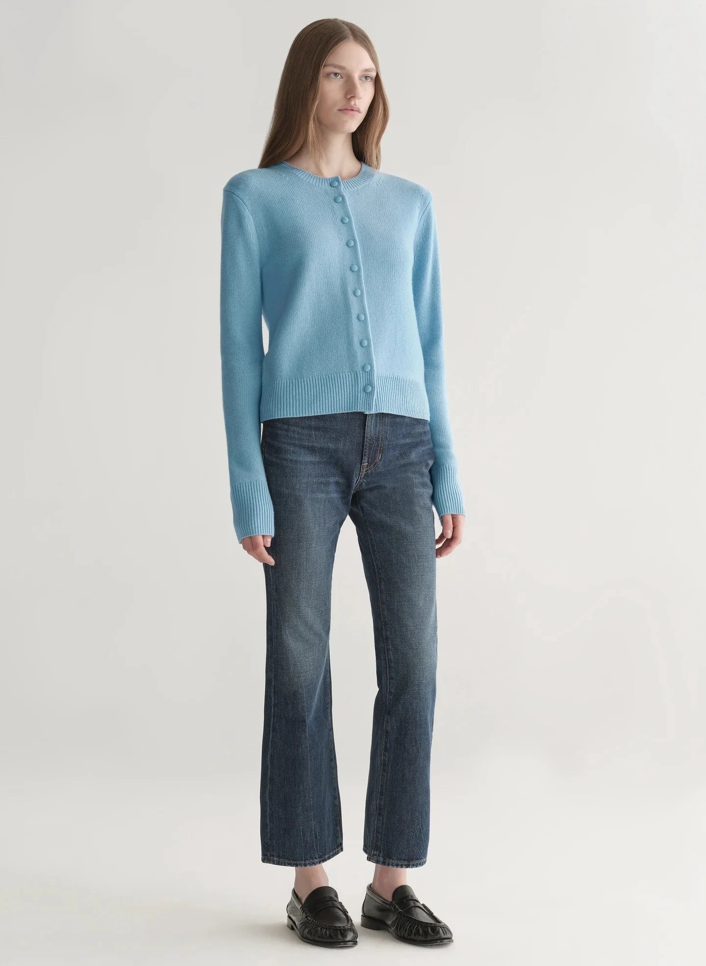 Skyler Cashmere Cardigan Kyanite Sweater - Cardigans A.L.C 