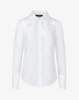 Box Pleat Shirt Optic White Tops - Button Down Smythe 