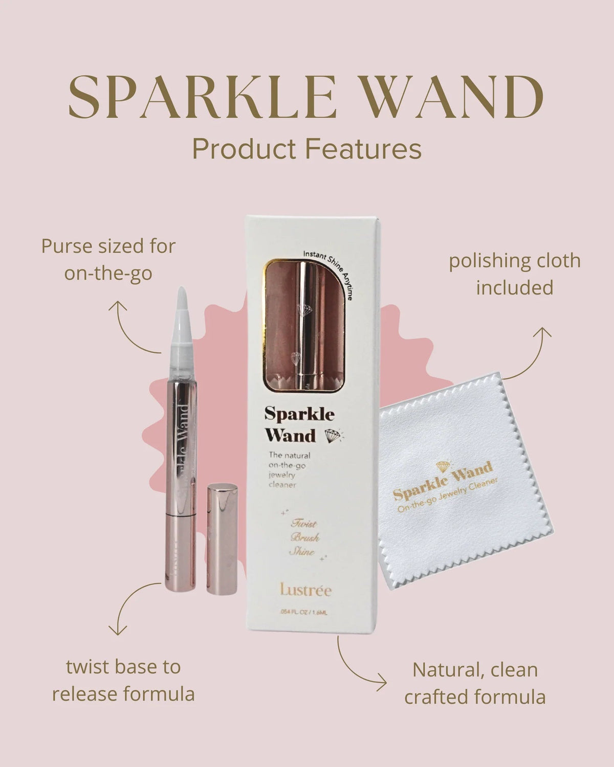 Sparkle Wand Jewelry Cleaner Home Decor - Soap Bonblissity 
