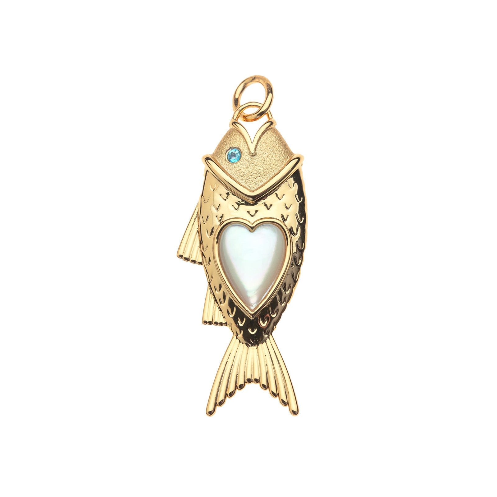 Strong Amore Fish Pendant 16-18" Classic Rolo Necklaces Jane Win 