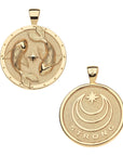Strong Circling Koi Fish Original Pendant Coin 18" Drawn Link Necklaces Jane Win 