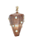 Strong Decked Out Shell Pendant 16-18" Classic Rolo Necklaces Jane Win 