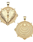Strong Love of the Sea Original Pendant Coin 16-18" Classic Rolo Necklaces Jane Win 