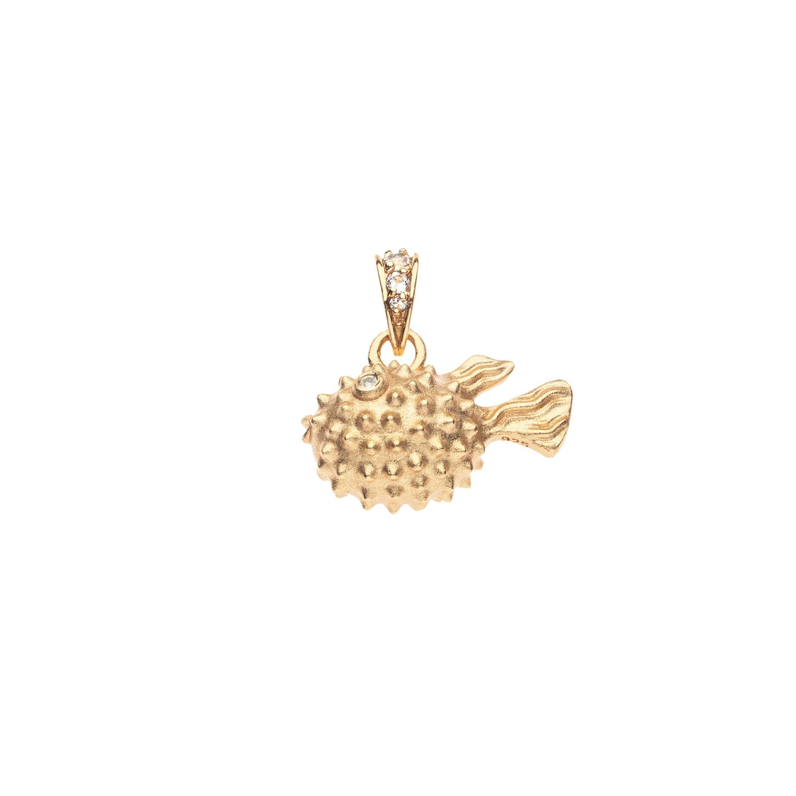 Strong Puffer Fish Pendant 16-18" Classic Rolo Necklaces Jane Win 