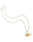 Strong Puffer Fish Pendant 16-18" Classic Rolo Necklaces Jane Win 